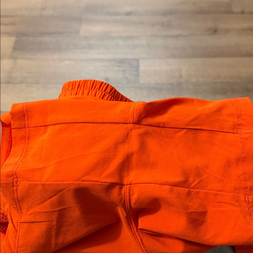 Lululemon Men’s Size Small Bright Orange Training Shorts Running Fitness Workout - Picture 7 of 11